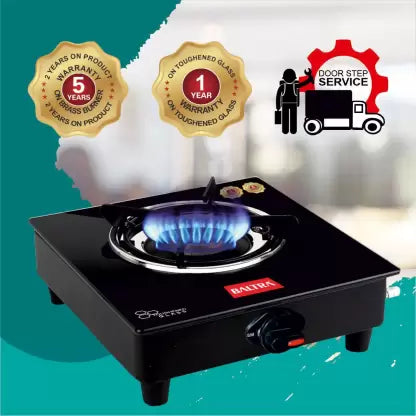 Baltra 1 Burner BGS-149 Glass Manual Gas Stove (1 Burners) Baltra 1 Burner BGS-149 Glass Manual Gas Stove (1 Burners)